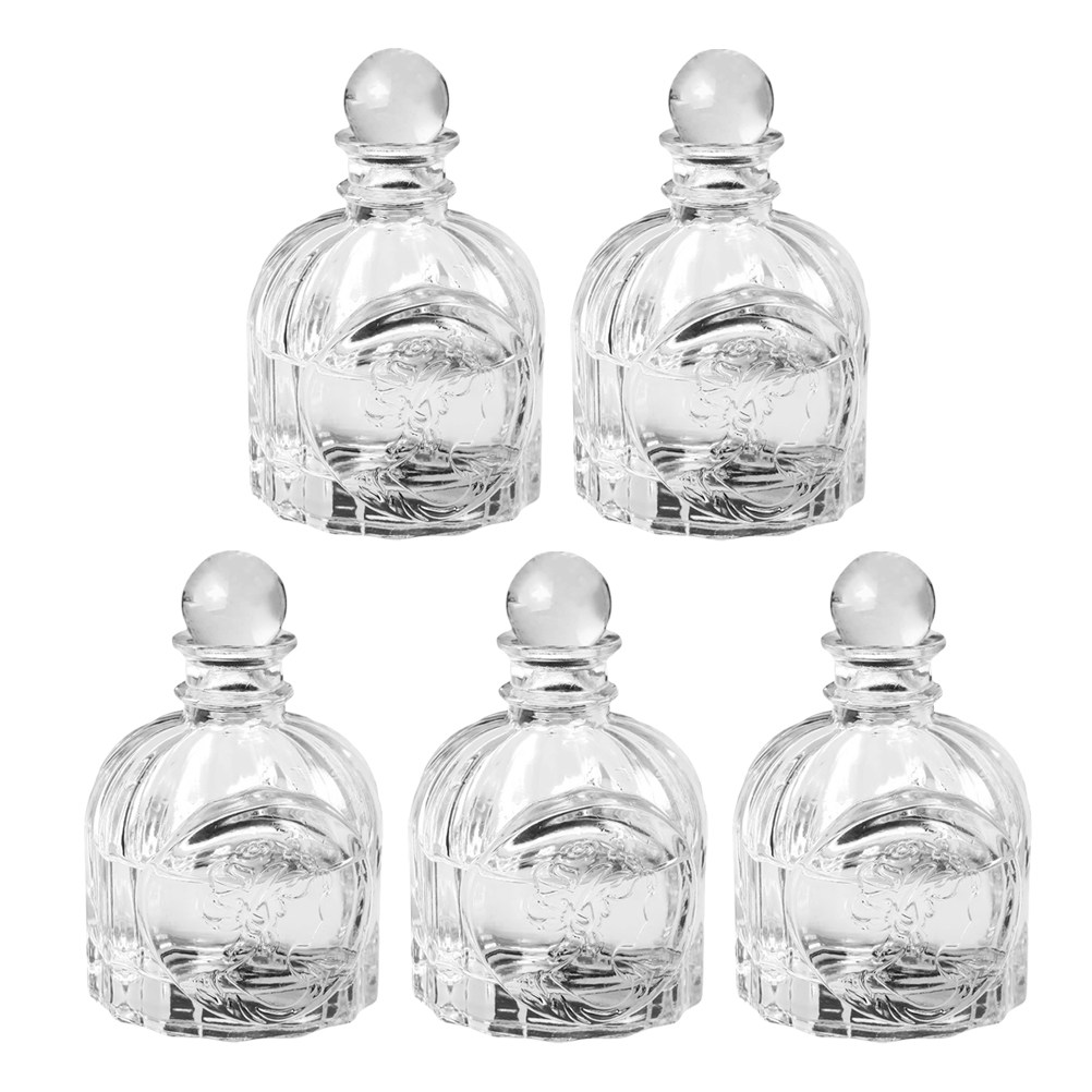 Home Fragrance Perfume - 5 Sets Duftflaschen, transparente Parfüm-Diffusorflaschen im