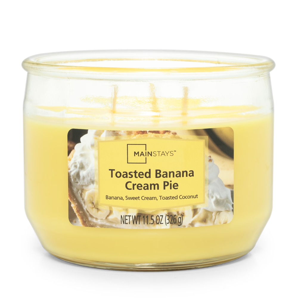 Home Fragrance Scented Candle - Duftkerze mit Geruch nach gerösteter Bananencreme,