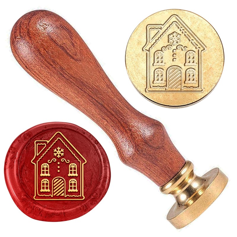 Home Fragrance Gingerbread - 1 stücke Haus Wachs Siegel Stempel