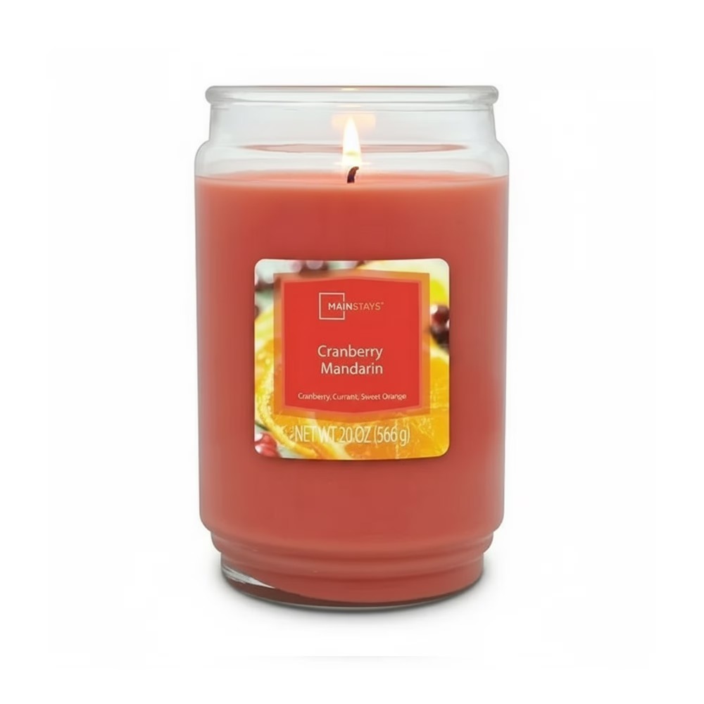Home Fragrance Large - Cranberry-Mandarin Duftkerze Großes 20oz Glasgefäß Einzelner
