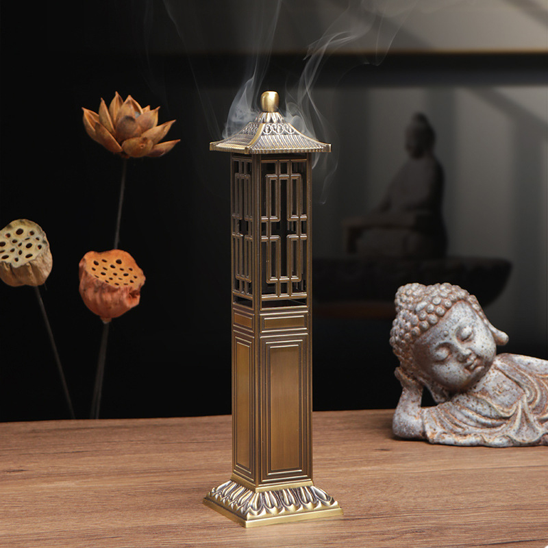 Home Fragrance Zen - Chinesischen Stil Pavillon Vertikale Weihrauch Brenner