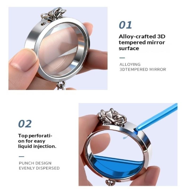 Ein Metall-Auto-Dekorationsanh – Diffuser Necklace Locket Bewertung und Preis