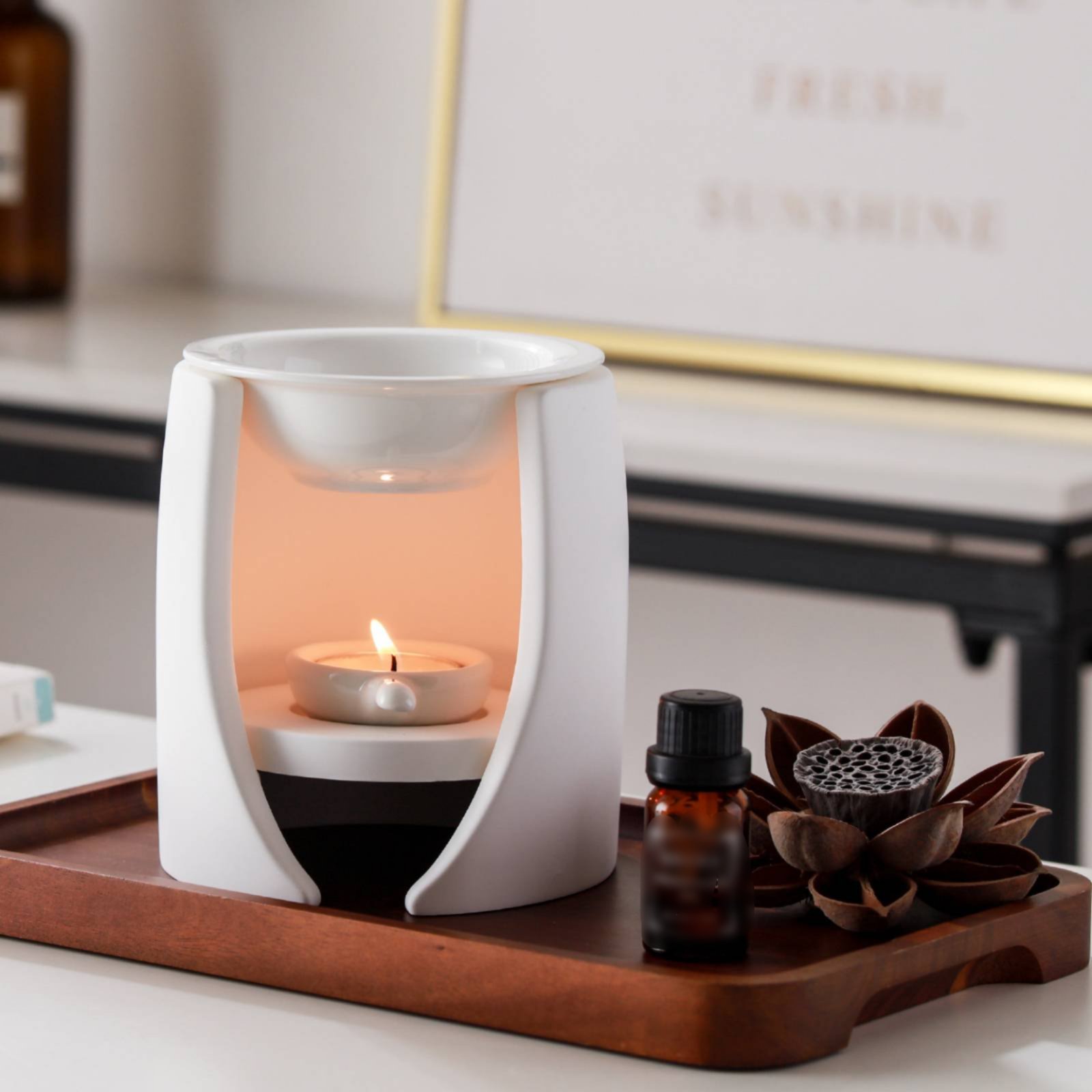 Aromalampe Einfach zu Bedienen – Ceramic Oil Burner Bewertung und Preis