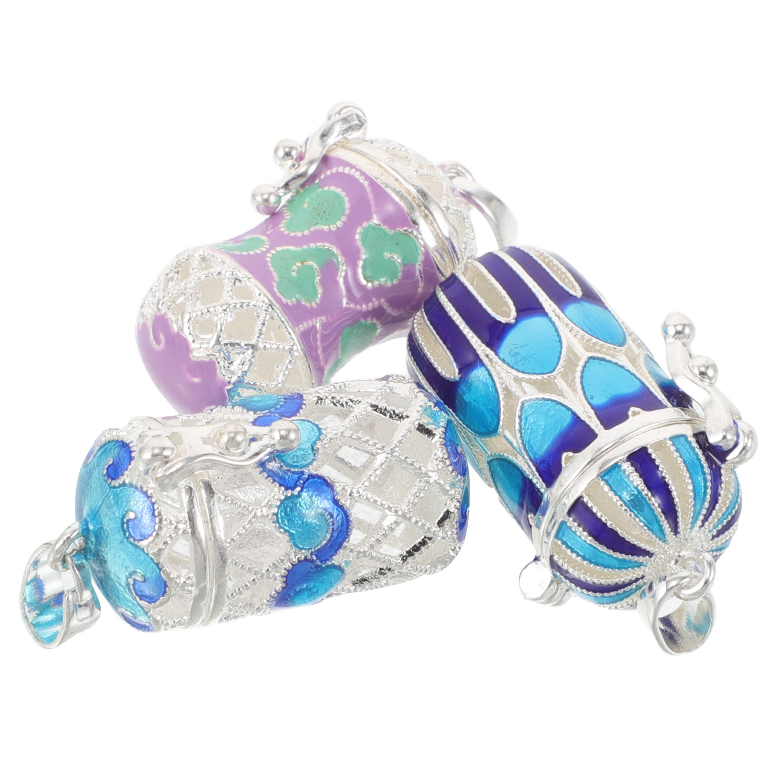 3 Stück Mini Hohle Emaille-Par – Diffuser Necklace Locket Bewertung und Preis