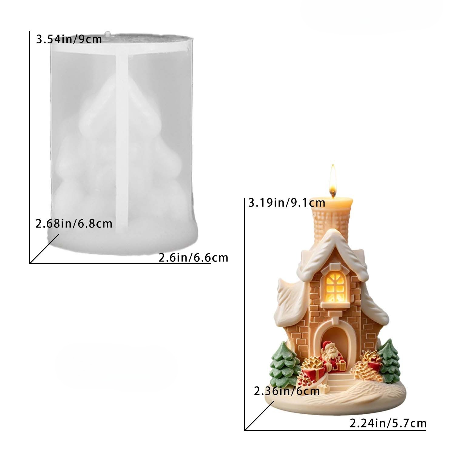 3D Weihnachtsmann Schneehaus S – Home Fragrance Gingerbread Bewertung und Preis